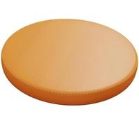 YZTTCD Cojín Redondo Impermeable de Espuma Viscoelástica de Cuero Sintético Cojines para Sillas, Antideslizante para Cocina, Restaurante, Interior, Color Naranja Brillante, 30 cm