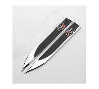 yzw6688 1 par de calcomanías de Insignia con Logotipo FR de PVC de aleación de Zinc, Pegatina Lateral de Guardabarros de Metal 3D, Pegatina for Coche Compatible con FR Leon Ibiza Altea Exe (Color : B