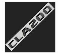 yzw6688 3D ABS Negro CLA 200 Logo CLA200 Emblema Letra Pegatina Insignia del Maletero del Coche Compatible con CLA200 W117 C117 W118 C118 Accesorios (Color : Glossy Black)
