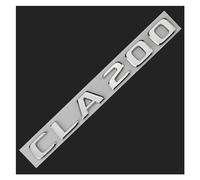 yzw6688 3D ABS Negro CLA 200 Logo CLA200 Emblema Letra Pegatina Insignia del Maletero del Coche Compatible con CLA200 W117 C117 W118 C118 Accesorios (Color : Chrome)