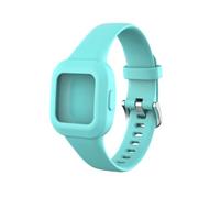 yzw6688 Correa de muñeca de silicona Compatible con pulsera Fit JR3 Compatible con correa de reloj inteligente Vivofit Jr.3(Mint Green)