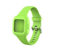 yzw6688 Correa de muñeca de silicona Compatible con pulsera Fit JR3 Compatible con correa de reloj inteligente Vivofit Jr.3(Grass Green)