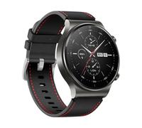 yzw6688 Correa de reloj Correa de cuero de 22 mm Compatible con Watch GT 2 Pro Reemplazos de pulsera de reloj GT 2 PRO GT3 46 MM Correa de reloj for hombre(BK,GT)