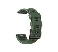 yzw6688 Correa de reloj Quickfit 22 26 mm compatible con Tactix 7 AMOLED Delta Bravo correa de reloj compatible con Quatix 7 7X 6 5 3 banda de silicona for deportes al aire libre(Style3 Army green,Qui