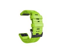 yzw6688 Correa de reloj Quickfit 22 26 mm compatible con Tactix 7 AMOLED Delta Bravo correa de reloj compatible con Quatix 7 7X 6 5 3 banda de silicona for deportes al aire libre(Style1 Green,QuickFit