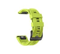 yzw6688 Correa de reloj Quickfit 22 26 mm compatible con Tactix 7 AMOLED Delta Bravo correa de reloj compatible con Quatix 7 7X 6 5 3 banda de silicona for deportes al aire libre(Style3 Green,QuickFit