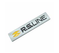 yzw6688 Pegatinas de Emblema de la Insignia del Cuerpo del Maletero de Metal 3D del Coche compatibles con RS Line Captur Duster Megane 2 3 Clio Logan Laguna 2 koleos Scenic 2 (Color : C)