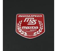 YZWDSFP Adhesivo de 3D para Coche para Mazda, Trasero Emblema Insignia Pegatina Calcomanías para Coches, Auto Styling Adhesivos Accesorios,D