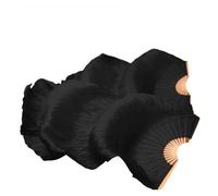 YZWHKJ Abanico Seda Danza del Vientre Abanicos de Seda Natural rayón for Danza del Vientre 1 Pieza for Color Negro for Mano Izquierda o Derecha 180 * 90 cm Hecho a(1pc Right-Royal Silk,3_230X90CM)