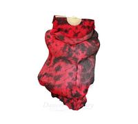 YZWHKJ Abanico Seda Danza del Vientre Abanicos for Danza del Vientre teñidos anudados for Mujeres y niñas, 180 cm de Largo, Seda Natural auténtica, for Bailar, un par(As The picture-18,S)