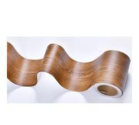 YZWHKJ Cenefa Adhesiva Cocina Cinta adhesiva for reparar vetas de madera realistas, for renovar muebles, rodapiés, línea cintura, pegatinas for suelos, decoración del hogar y mejoras(D-5cmx10m)