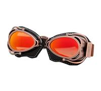 YZWHKJ Gafas Motocross Antipolvo Casco de gafas motocicleta retro Steampunk Cobre Volar Moto Gafas Vintage Piloto Biker Equipo protector(Googles 3)
