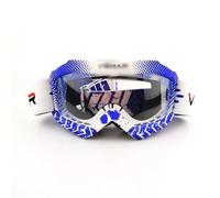 YZWHKJ Gafas Motocross Antipolvo Gafas de motocicleta Niños Moto Racing Off-Road Dirt Bike For Motocross Casco(BLUE)