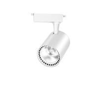 YZWHKJ Lampara Focos Techo Giratorio Luz De Pista LED 12/20 / 30 40W COB Luces Fundición Foco Riel Lámpara Aluminio Ventana Iluminación 220V(Warm White 3500K,40W White Body)