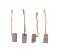 YZWRWRMKTB 4 escobillas de carbón de arranque for soplador de herramientas eléctricas, escobillas de grafito de 6 x 6 x 10 mm for limpiaparabrisas y ventilador.