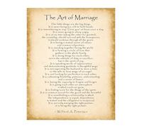 YZWRWRMKTB Couples Wall-Art: A Love Letter on Marriage, Inspirational Quote Canvas Print for Husband, Wife, Partners(Unframed,12x18inch(30x45cm))