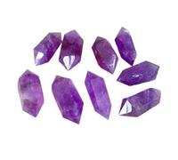 YZWRWRMKTB Quartz Crystal Stone Magic Wand Double End Stone 9Pcs