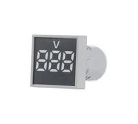 YZWRWRMKTB Voltímetro digital LED de panel cuadrado, luz indicadora, comprobador, CA 20-500 V, 28 x 28 mm