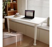 YZWZZXC Escritorio Ajustable, Mesa Escritorio para Ventana Panorámica, Diseño con Patas Largas o Cortas, Dos Opciones de Instalación, para Sala de Estar, Estudio o Sofá(White,80 * 40cm/31 * 16in)