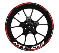 YZXOOP Adhesivo para Rueda Motocicleta para Yamaha MT-09 MT09 MT 09 Adhesivos para Llanta Rueda Adhesivo Cubo Rueda Adhesivos Reflectantes Rueda Pegatinas para Llantas Impermeable(Color 4)