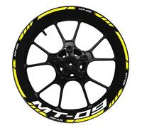 YZXOOP Adhesivo para Rueda Motocicleta para Yamaha MT-09 MT09 MT 09 Adhesivos para Llanta Rueda Adhesivo Cubo Rueda Adhesivos Reflectantes Rueda Pegatinas para Llantas Impermeable(Color 6)