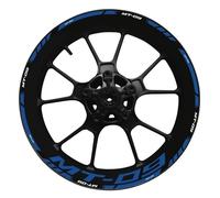YZXOOP Adhesivo para Rueda Motocicleta para Yamaha MT-09 MT09 MT 09 Adhesivos para Llanta Rueda Adhesivo Cubo Rueda Adhesivos Reflectantes Rueda Pegatinas para Llantas Impermeable(Color 9)