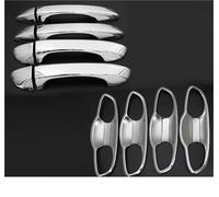 YZXOOP Exterior Tirador Cubiertas Para Manijas De Puerta Exteriores Para VW Para Touran 2016 2017 2018 2019 2020 2021 Embellecedores Para Portavasos Cubierta Para Manija Puerta Coche