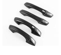 YZXOOP Exterior Tirador Embellecedor De Cubierta Para Manijas Puerta Coche Para Skoda Para Kodiaq 2017-2023 Acabado Tipo Fibra Carbono Carcasa Protectora Cubierta Para Manija Puerta Coche