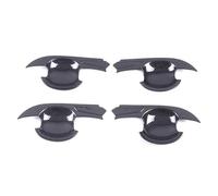 YZXOOP Exterior Tirador Embellecedor De Manija Puerta Coche Para Nissan, Para Sentra Para Sylphy (2020, 2021 2025) Exterior Aspecto Fibra Carbono Plata Cromado Cubierta Para Manija Puerta Coche