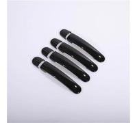 YZXOOP Exterior Tirador Embellecedor De Manija Puerta Exterior Para VW Para Polo 2010-2015 2016 2017 Decoración Carcasa Protectora Negro Plateado Cubierta Para Manija Puerta Coche