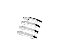 YZXOOP Exterior Tirador Embellecedor Para Manija De Puerta Auto Para Chevy Para Colorado 2024 Decoración Exterior Plata Cromada Aspecto Fibra Carbono Cubierta Para Manija Puerta Coche