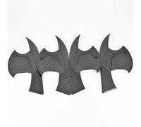 YZXOOP Exterior Tirador Embellecedores Para Manijas De Puerta Auto Para Toyota Para Hilux, Para Revo Para Rocco 2016-2023 Cubiertas Aspecto Fibra Carbono Cubierta Para Manija Puerta Coche