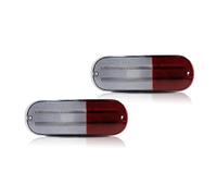 YZXOOP Luz Parachoques Trasera Cubierta Reflectora De Parachoques Trasero Para Chrysler PT Para Cruiser 2001-2005 Carcasas Luz Marcha Atrás Sin Portalámparas Trasero Reflector Coche