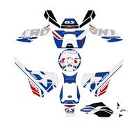 YZXOOP Pegatinas Laterales Tanque De Combustible De Motocicleta para R 1300 GS Adventure R1300GS ADV 2025 Calcomanía Tanque Combustible Protector para Tanque de Combustible(Color 5)