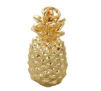 YZYDF Colgante de metal de la serie Fruit para hacer joyas, collar en forma de naranja, accesorio de pulsera, As Shown, Cobre