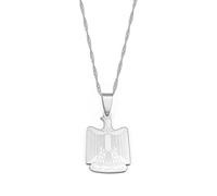 YZyizhen Collar con Colgante De Águila Egipcia - Símbolo De País Egipcios Estilo Étnico Encanto De Hip-Hop Cadena Delgada Joyería Patriótica Delicada, Mujeres Hombres Niña Regalos Unisex,Blanco,Un