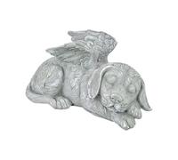 YZZT Figuras de ángel para perro, lápida conmemorativa de resina, estatua conmemorativa de perro, regalos conmemorativos personalizados para tumbas de mascotas, conmemorativo en memoria de una mascota