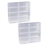 Yzzthumss Caja de Exhibición de A Escala 1:64, Mueble de Exhibición para Modelos de Autos, para Almacenar Autos Hotwheel Fundidos A Presión, A Prueba de Polvo.