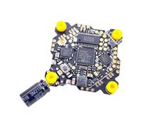 Yzzthumss Controlador de Vuelo F411 AIO con Receptor ELRS MATEKF411, Giroscopio MPU6500 Integrado, OSD 5V2A BEC para Carreras de Drones RC FPV.