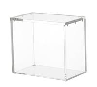 Yzzthumss Estuche Protector de Acrílico Transparente con Tapa, Magnético y Carga Superior para Coleccionables y Tarjetas de Figuras.