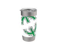 Z AMAZIGH ART Y YO SOY KABYLE ARGELIA UN DZ Vaso térmico de acero inoxidable de doble pared