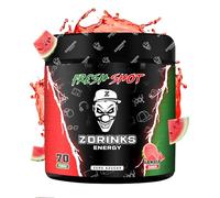 Z Drinks Energy - Bebida Energética en Polvo | 70 Servicios Sin Azúcar | Energía en Cada Sorbo | con Cafeína, Minerales y Vitaminas | Ideal para Gamers y Apasionados del Deporte | Sabor Sandía