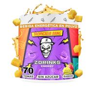 Z Drinks Energy - Bebida Energética en Polvo | 70 Servicios Sin Azúcar | Energía en Cada Sorbo | con Cafeína, Minerales y Vitaminas | Ideal para Gamers y Apasionados del Deporte | Sabor Mango Maracuyá