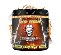 Z Drinks Energy - Bebida Energética en Polvo | 70 Servicios Sin Azúcar | Energía en Cada Sorbo | con Cafeína, Minerales y Vitaminas | Ideal para Gamers y Apasionados del Deporte | Sabor Cola