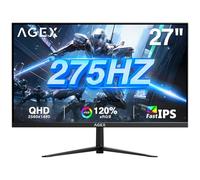 Z-Edge AGEX Monitor Gaming 27 Pulgadas, 275 Hz, QHD 2K Panel IPS MPRT de 2560x1440 con 1 ms de latencia, Brillo de 350 CD/m², Adaptive Sync, DisplayPort 1.4 (275 Hz), HDMI 2.1 (144 Hz), Negro
