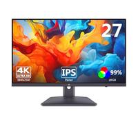 Z-Edge Monitor 27 Pulgadas IPS 4K UHD (3840x2160), FreeSync, Pantalla PC Oficina 16:9, 60Hz, 5ms, 2*HDMI2.0 & 2*DP1.4, Inclinación Ajustable, VESA Compatible(DP Cable Incluido)