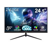 Z-Edge Monitor de juegos de 24,5 pulgadas, 300 Hz, 280 Hz, 240 Hz, UG25S FHD 1080p, MPRT ultra rápido 1 ms, IPS Monitor Gaming, monitor para ordenador PC, 16,7 M colores, DP x2, HDMI x2