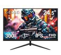 Z-Edge Monitor Gaming 24,5 Pulgadas 300Hz (DP) 240Hz (HDMI) Pantalla Ordenador LED Full HD, 1ms MPRT, 300cd/m² de Brillo, Panel IPS 16:9, FreeSync, HDR10, Compatible con VESA - Negro