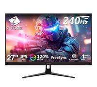 Z-Edge Monitor Gaming 27 Pulgadas, 240 Hz, 1 ms MPRT, Panel IPS 99% DCL-P3, Brillo de 400 CD/m², Full HD 1920x1080, FreeSync, HDMI y DisplayPort, Compatible con VESA, Negro