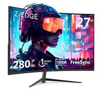 Z-Edge Monitor Gaming 27 Pulgadas，Monitor Curvo 280 Hz (DP), Pantalla PC Curvada,1ms MPRT, FHD(1920x1080), FreeSync, LED 16:9 con Cable HDMI, 1500R VA, 2* HDMI2.0 & 2* DP 1.2